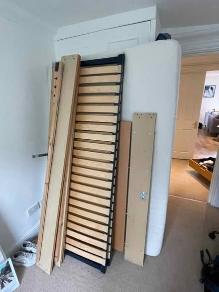 Photo of free Double bed with mattress (SW1V) #4