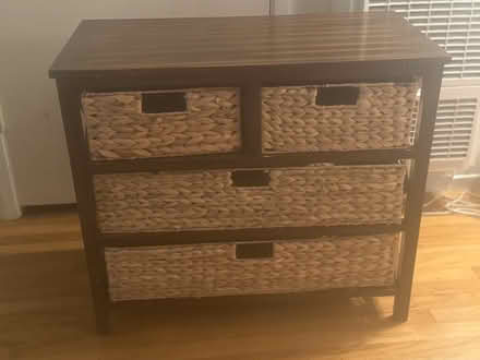 Photo of free Wicker style cabinet (newark) #1