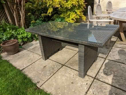 Photo of free Rattan style outdoor table (North Woodchester GL5) #2