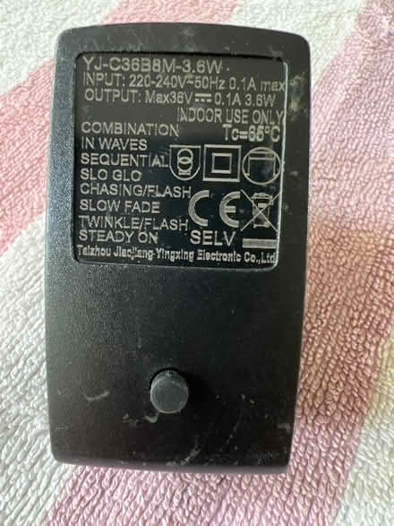 Photo of free Transformer plug for fairy lights (Haylands Way MK41) #1