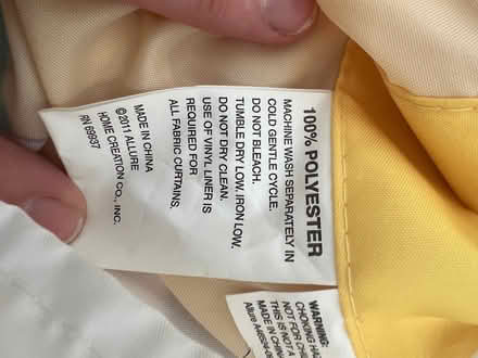 Photo of free Shower Curtain with liner (Oak Island - west beach drive) #3
