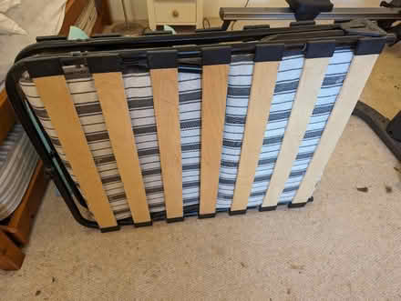 Photo of free Jay-be folding single bed (Plymtree, Norman's Green End) #2