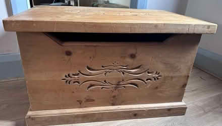 Photo of free Large wooden chest (Long Eaton, Nottingham.) #1