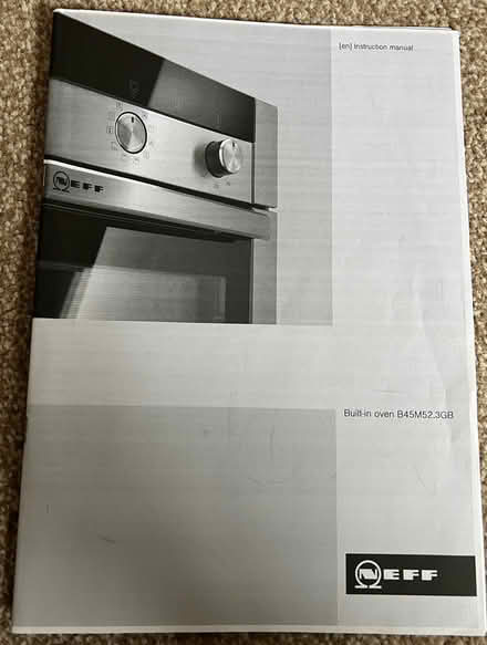 Photo of free Neff B45M52.3GB Slide/Hide Oven (EH54) #4