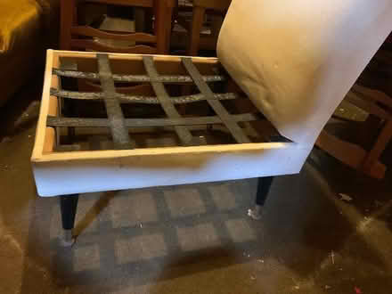 Photo of free Small un-upholstered accent chair; 1970s (Rusthall TN3) #4