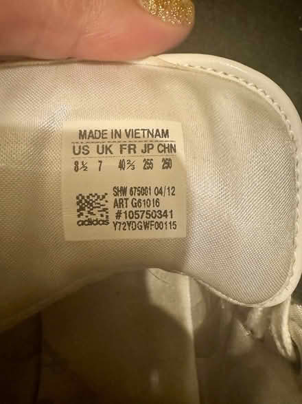 Photo of free Gold Adidas wedge trainers size 7 (Camberwell SE5) #3