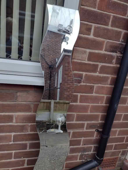 Photo of free IKEA wavy mirror with fittings (Lymm) #1