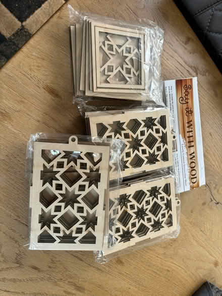 Photo of free 4 piece wooden lantern craft set (Droitwich WR9) #2