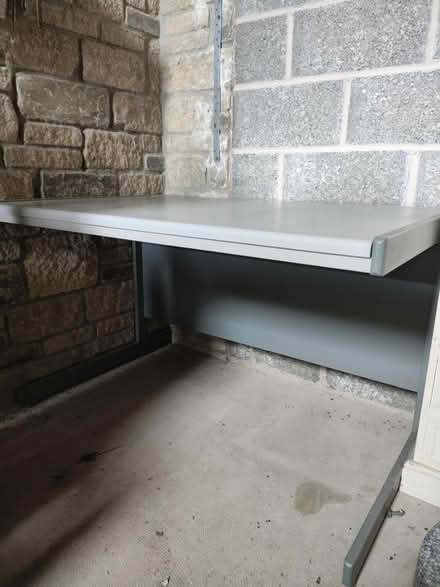 Photo of free Grey desk (Green Lawn Way) #2