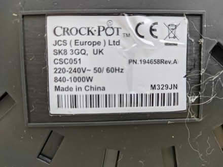 Photo of free Crock Pot (Oakwood Park N14) #2