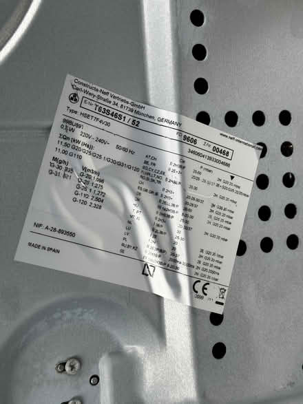 Photo of free Neff gas hob on black ceramic (Greenwich, SE10) #2