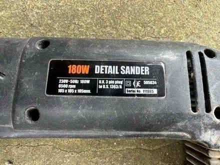 Photo of free Detail sander (Freehold Lancaster) #2