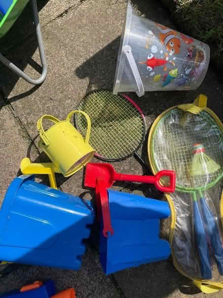 Photo of free Buckets, spade, watering can, badminton (Stanhill BB5) #1