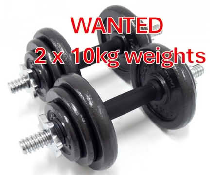 Photo of 2 x 10kg weights (West Kensington W14) #1