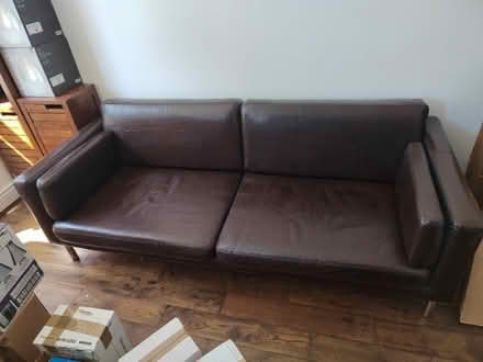 Photo of free Leather type sofa (Southport PR8) #1