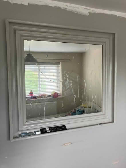 Photo of free Large wooden mirror (S44) #1