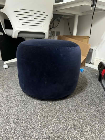 Photo of free Blue Velvet Foot Rest (Brighton BN1) #1