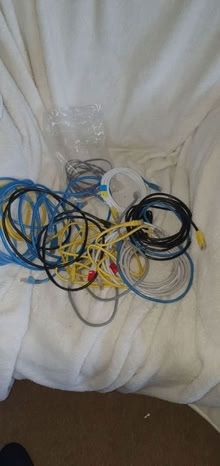 Photo of free network and phone cables (Deganwy) (Tywyn LL31) #1