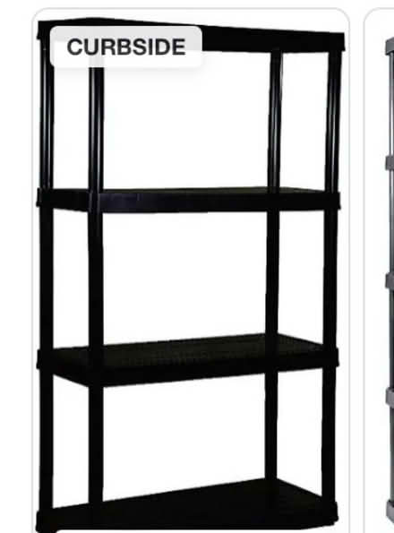 Photo of 4-tier plastic storage shelving (West Somerville) #1