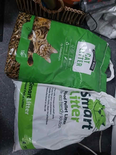 Photo of free Cat Litter Wood Pellets (Polstead CO6) #1