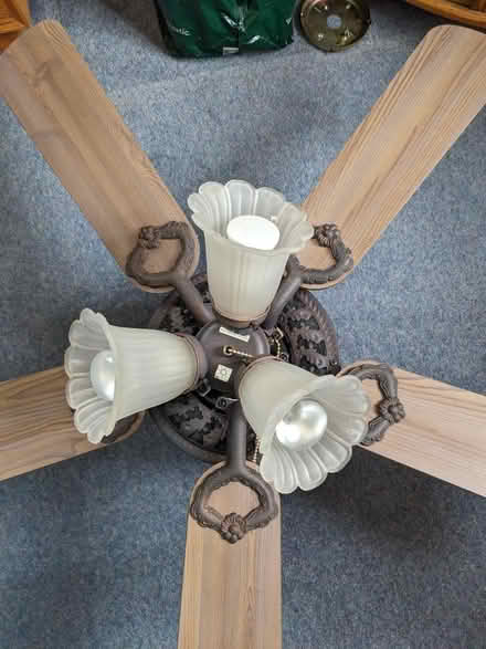 Photo of free Retro ceiling fan and lights (BA2) #1