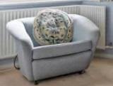Photo of free Low blue chair - collect 12 May (Little Bookham KT23) #1