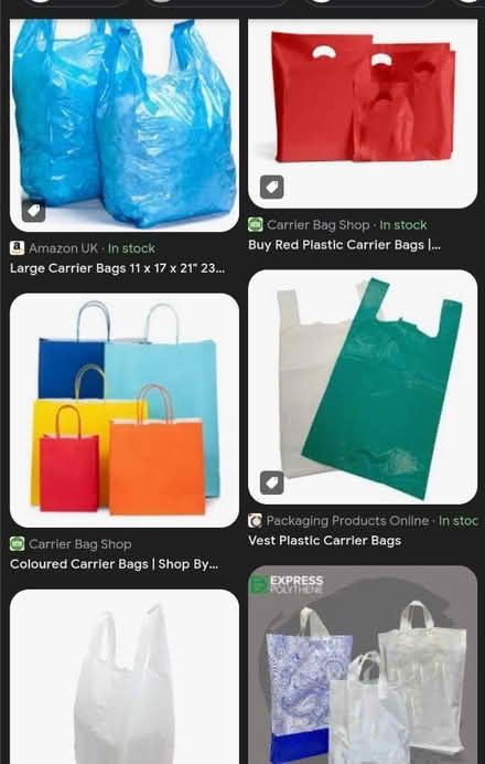 Photo of Carrier bags (Ipswich IP1) #1