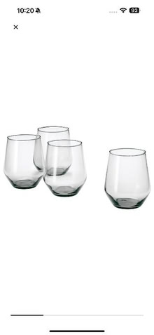 Photo of free 8 x IKEA “Ivrig” glasses (Hook Heath GU21) #1