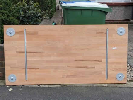 Photo of free Solid wood desk top and legs (Welling DA16) #2