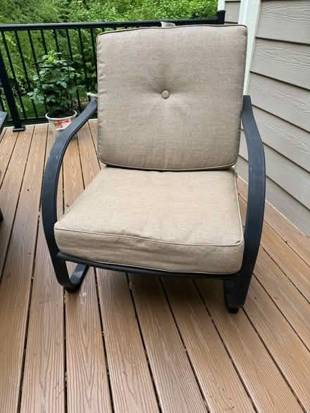 Photo of free Deck chairs with cushions (Ellicott city) #1