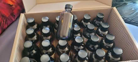 Photo of free 4 oz brown bottles with caps (Near Baldwin and Spaight) #2