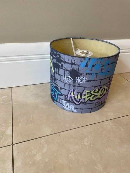 Photo of free Graffiti Light/ lamp shade (Southfields SW19) #3