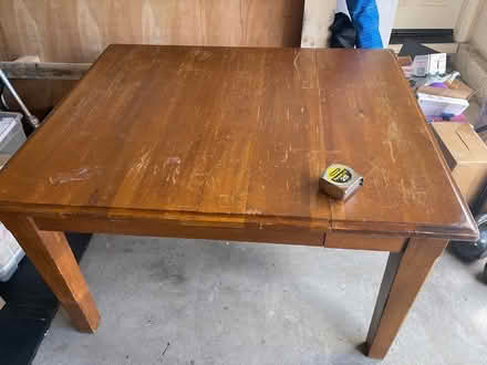 Photo of free Natural Wood Dining table (heavy) (Mountain View San Antonio) #1