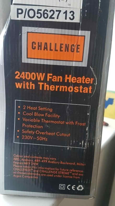 Photo of free Fan Heater (Winchmore Hill) #2