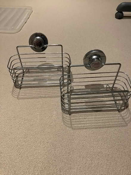 Photo of free Two Shower baskets - Suction (Maida Vale W9) #1