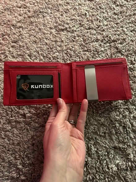 Photo of free Red Runbox leather (?) wallet (Laurel, MD) #2