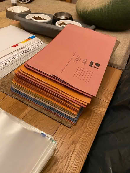 Photo of free Stationery - folders, crystalfiles (Hinton Martell, Wimborne) #1