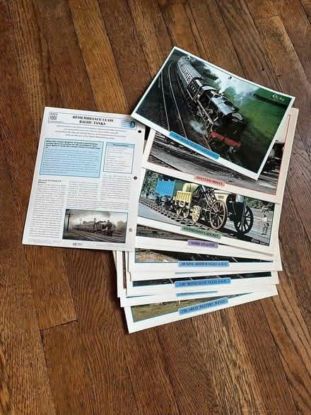 Photo of free Trains Information sheets (Beckenham) #1