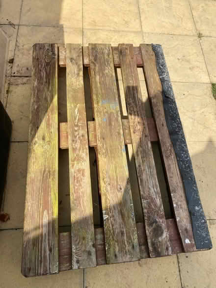 Photo of free 2x wooden pallets (Worcester WR3)