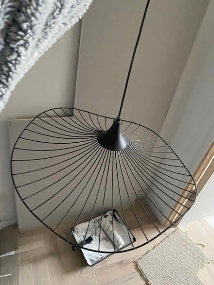 Photo of free Black metal ceiling pendant (Hackney Wick) #1