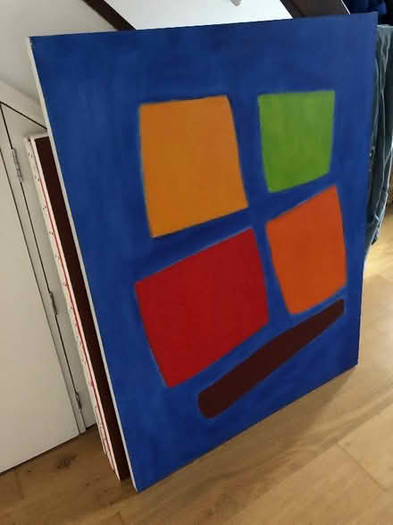 Photo of free 5 large artists canvases to re-use (CT2) #2