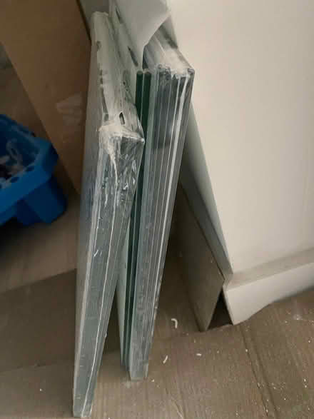 Photo of free 12 new Ikea glass shelves (Hackney Wick) #2