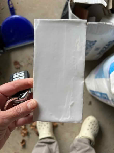 Photo of free Box of White tiles 8cm x15cm (Wildernesse TN15) #1