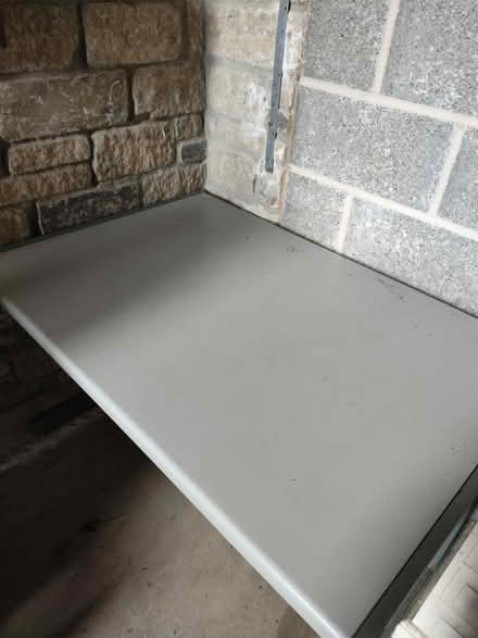 Photo of free Grey desk (Green Lawn Way) #3