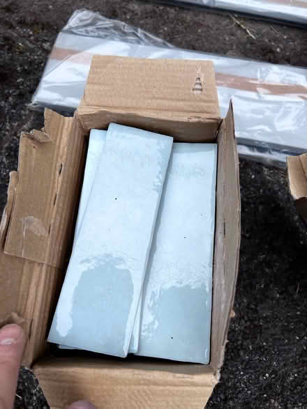 Photo of free Blue green tiles (Stockport SK7) #1