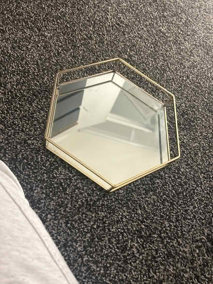 Photo of free Gold mirror tray (Johnstone) #1