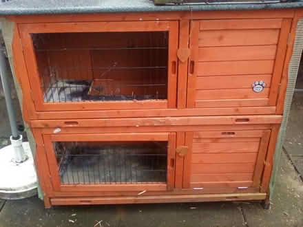 Photo of free Double rabbit/guinea pig hutch (Leintwardine SY7) #2