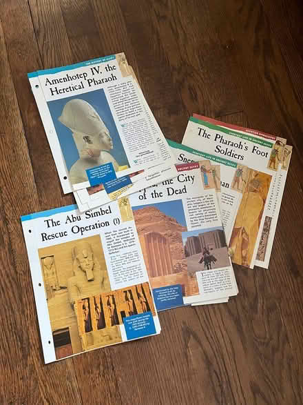Photo of free Egypt Information sheets (Beckenham) #1