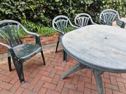 Photo of free Garden chairs and table - for six people (Four Mile Elm GL2) #1