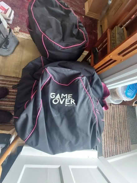 Photo of free Black Bean Bag Gaming Chair (Polstead CO6) #2